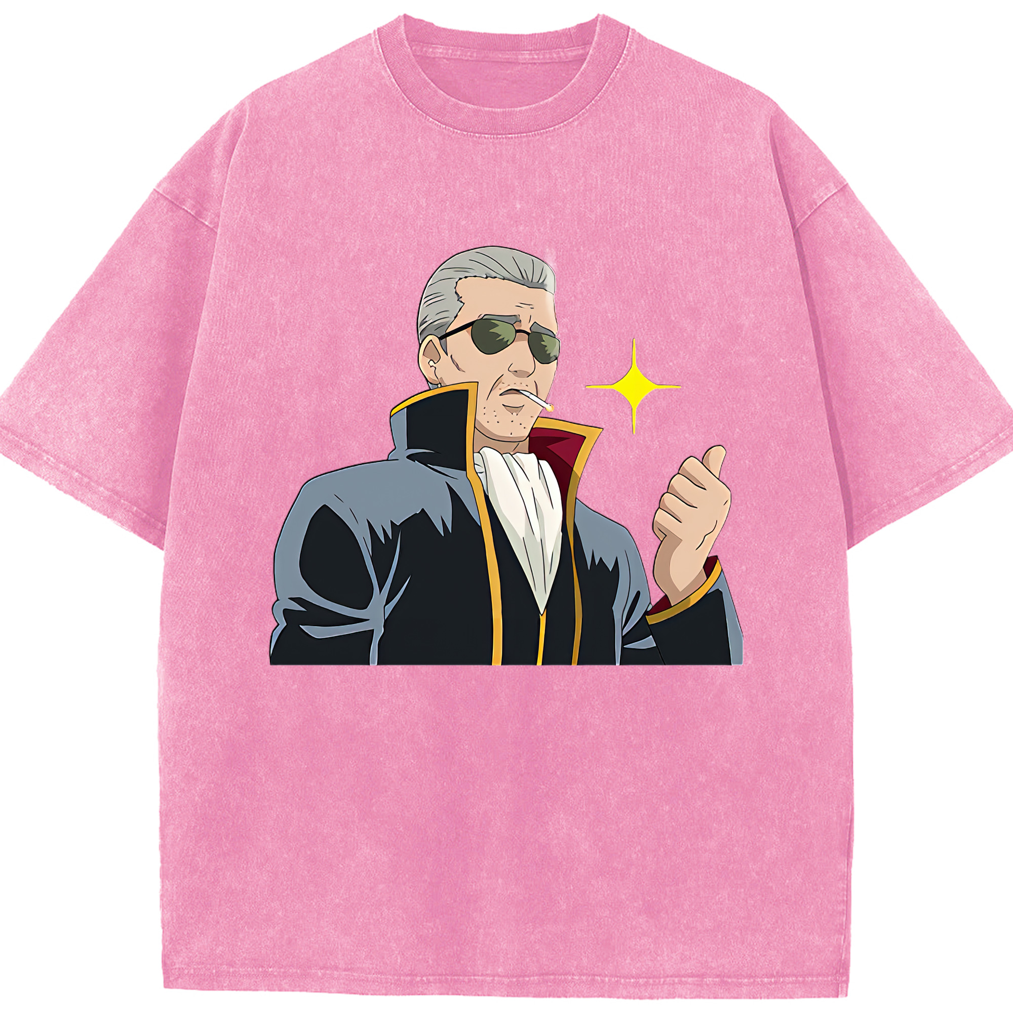 （画像用） ぎんたま 坂田銀時（さかたぎんとき） 神楽 志村新八（しむら しんぱち） GINTAMA Sakata Gintoki Kagura Shimura Shinpachi 綿100% ヴィンテージ風 半袖Tシャツ（フロントプリント）